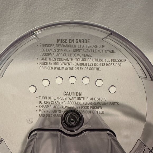 Cuisinart MFP-JC Core Custom Jucing Center Accessory Juicer Lid Replacement Part - Picture 2 of 3